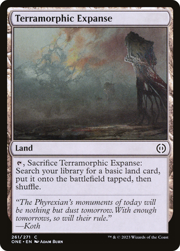 Terramorphic Expanse [Phyrexia: All Will Be One] | Gam3 Escape