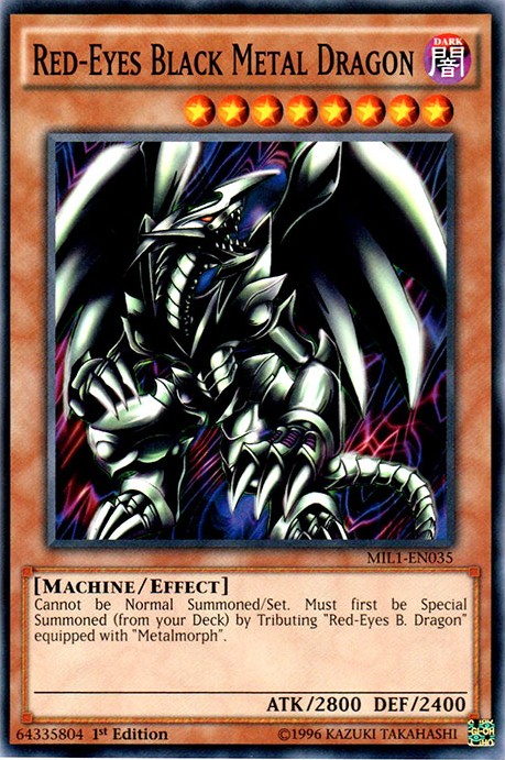 Red-Eyes Black Metal Dragon [MIL1-EN035] Common | Gam3 Escape