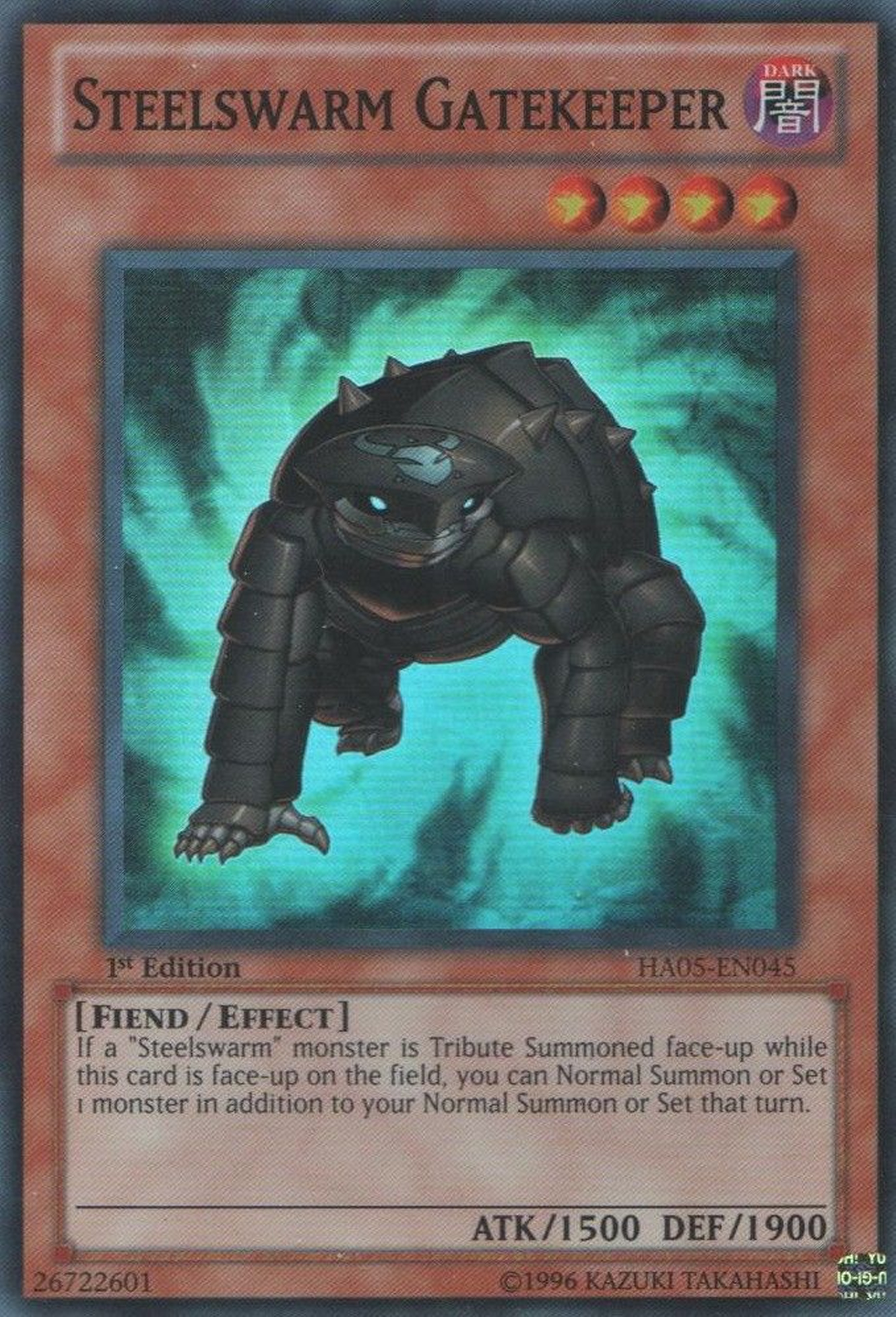 Steelswarm Gatekeeper [HA05-EN045] Super Rare | Gam3 Escape