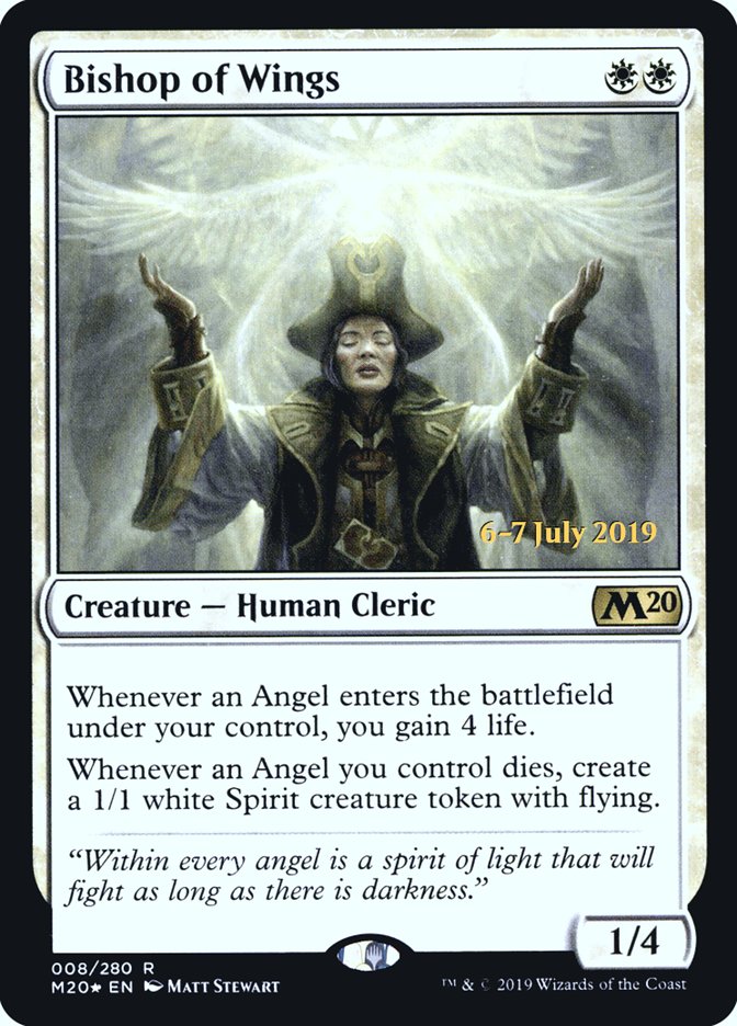 Bishop of Wings  [Core Set 2020 Prerelease Promos] | Gam3 Escape