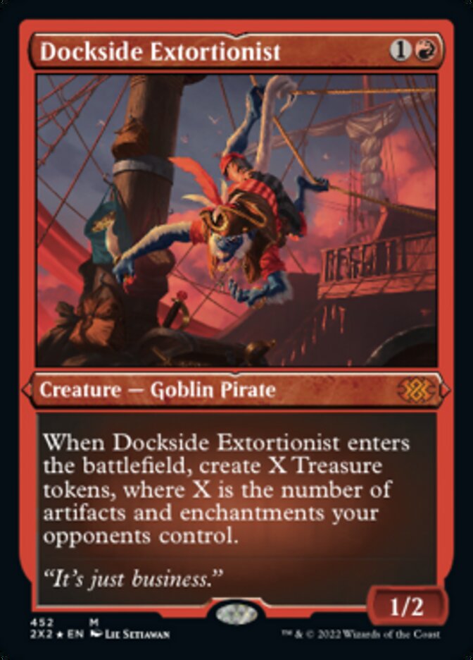 Dockside Extortionist (Foil Etched) [Double Masters 2022] | Gam3 Escape