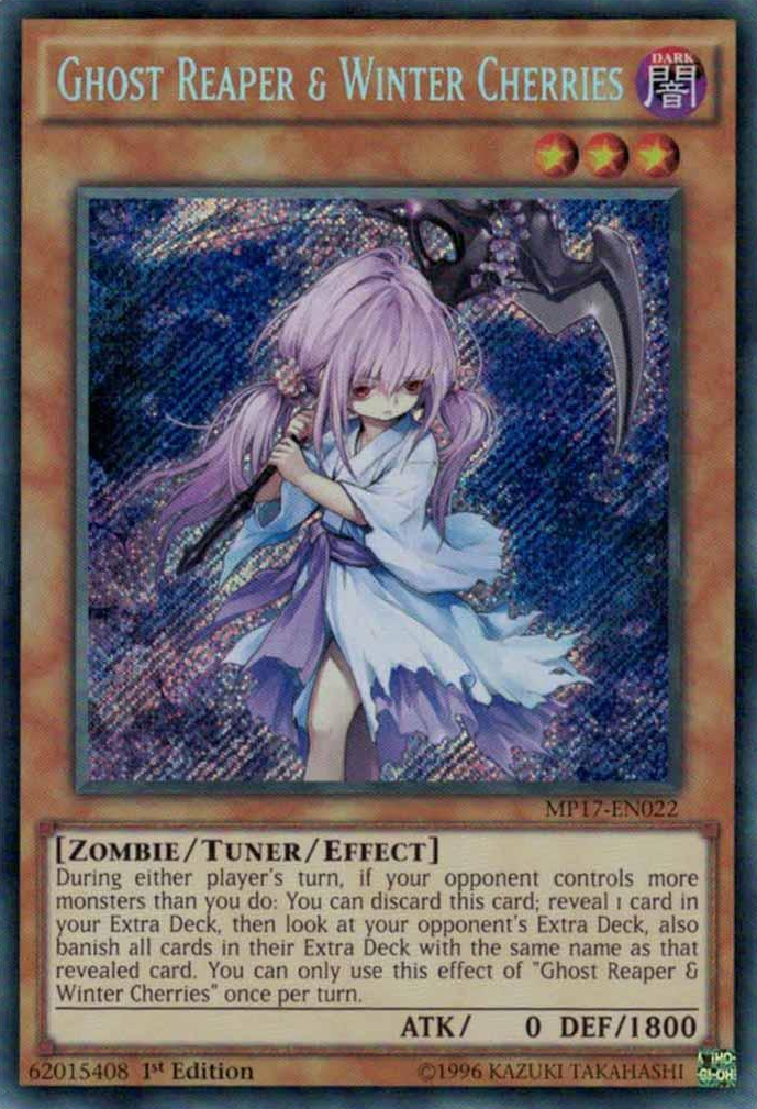 Ghost Reaper & Winter Cherries [MP17-EN022] Secret Rare | Gam3 Escape