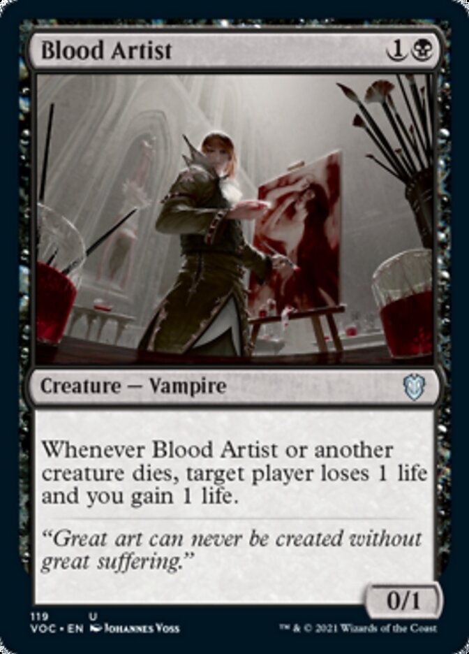 Blood Artist [Innistrad: Crimson Vow Commander] | Gam3 Escape