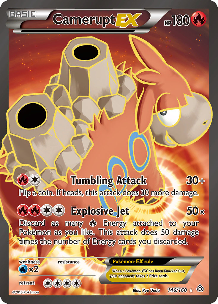 Camerupt EX (146/160) [XY: Primal Clash] | Gam3 Escape