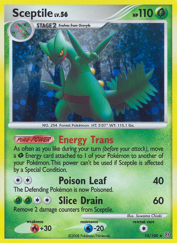 Sceptile (10/100) (Theme Deck Exclusive) [Diamond & Pearl: Stormfront] | Gam3 Escape