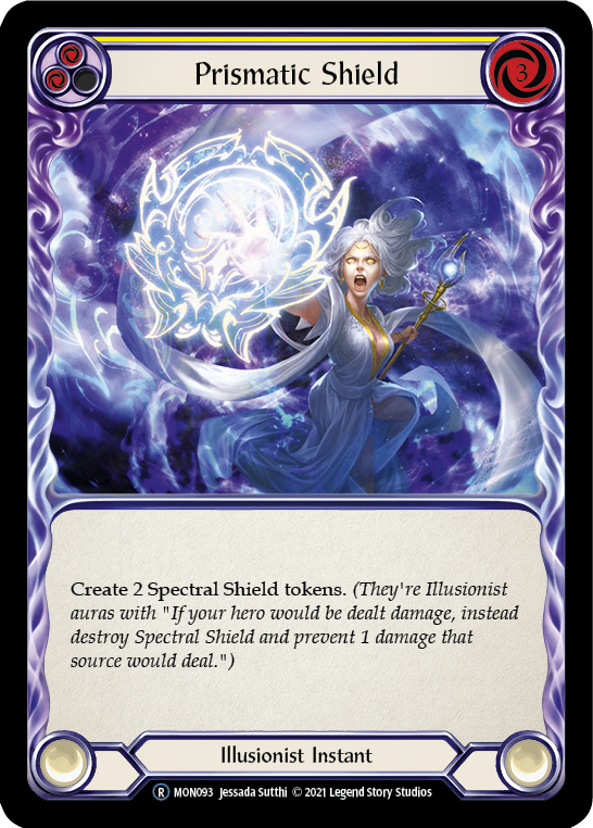 Prismatic Shield (Yellow) [U-MON093] Unlimited Normal | Gam3 Escape
