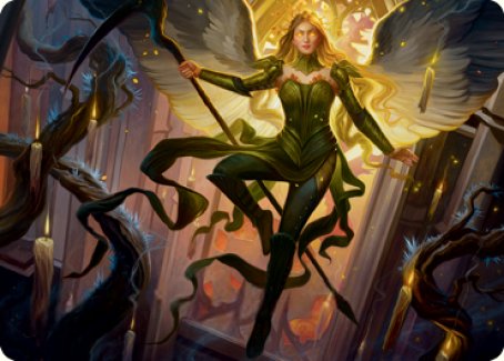 Sigarda, Champion of Light Art Card [Innistrad: Midnight Hunt Art Series] | Gam3 Escape