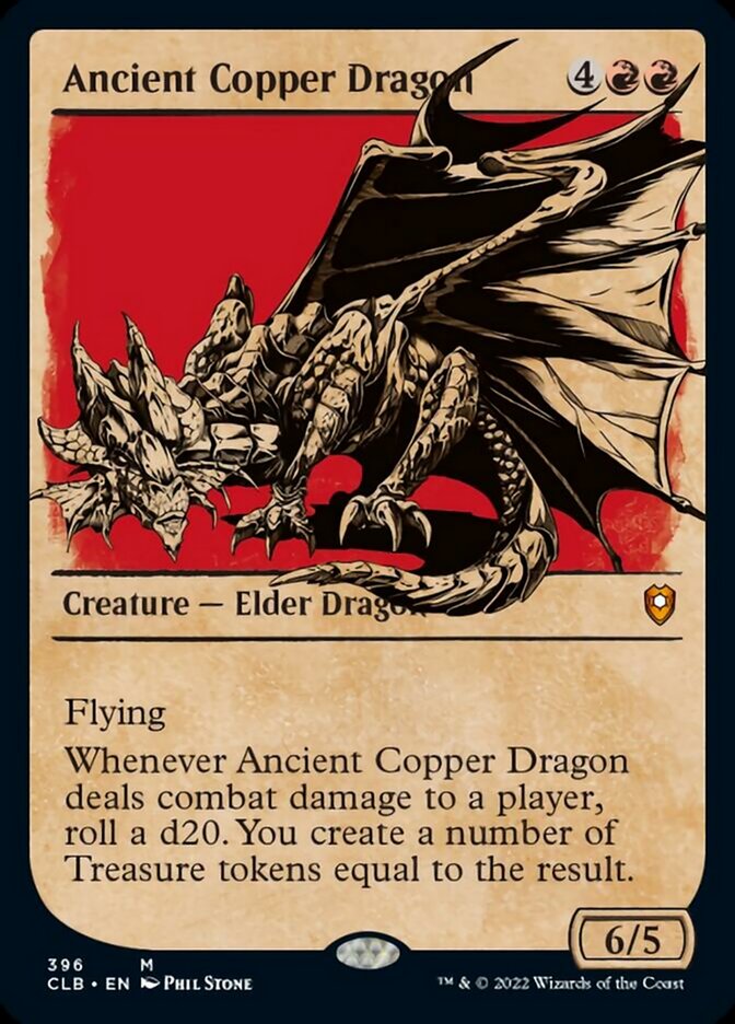 Ancient Copper Dragon (Showcase) [Commander Legends: Battle for Baldur's Gate] | Gam3 Escape