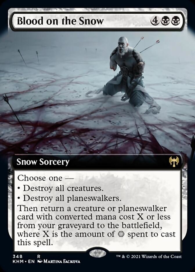 Blood on the Snow (Extended Art) [Kaldheim] | Gam3 Escape