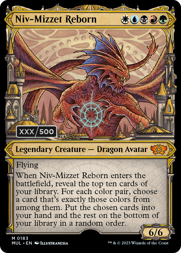 Niv-Mizzet Reborn (Serialized) [Multiverse Legends] | Gam3 Escape