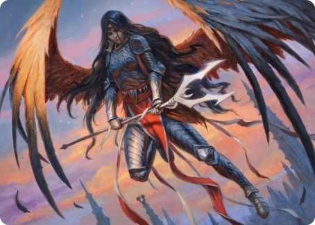 Liesa, Forgotten Archangel Art Card [Innistrad: Midnight Hunt Art Series] | Gam3 Escape