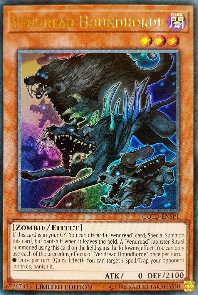 Vendread Houndhorde (COTD-ENSP1) [COTD-ENSP1] Ultra Rare | Gam3 Escape