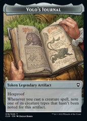 Treasure // Volo's Journal Double-sided Token [Commander Legends: Battle for Baldur's Gate Tokens] | Gam3 Escape