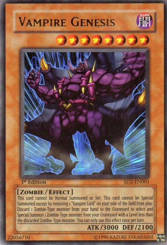 Vampire Genesis [SD2-EN001] Ultra Rare | Gam3 Escape