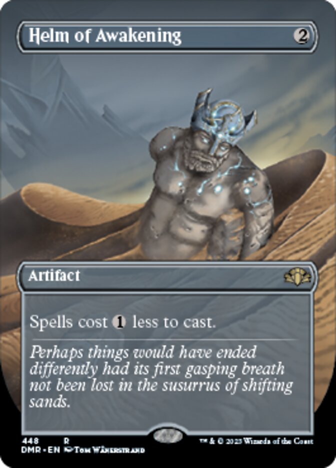 Helm of Awakening (Borderless Alternate Art) [Dominaria Remastered] | Gam3 Escape