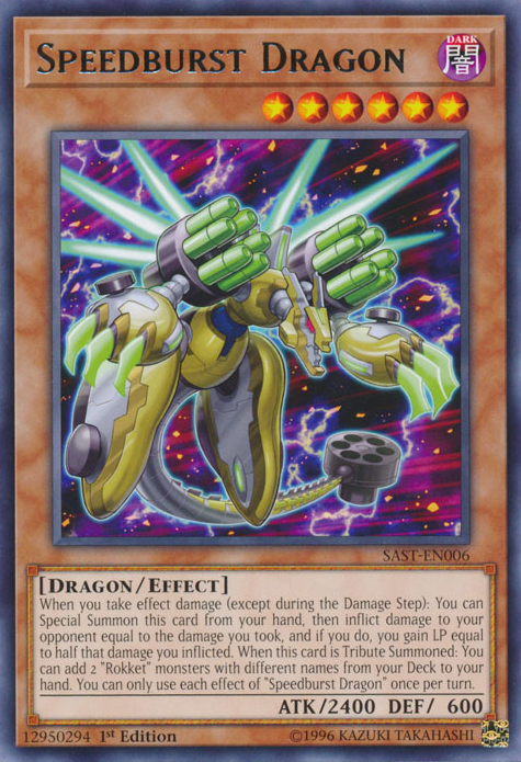 Speedburst Dragon [SAST-EN006] Rare | Gam3 Escape