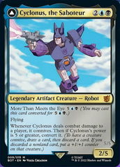 Cyclonus, the Saboteur // Cyclonus, Cybertronian Fighter [Universes Beyond: Transformers] | Gam3 Escape