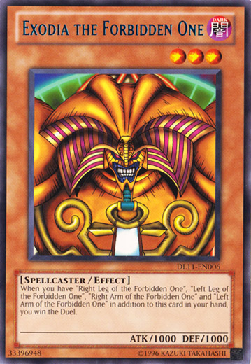 Exodia the Forbidden One (Blue) [DL11-EN006] Rare | Gam3 Escape