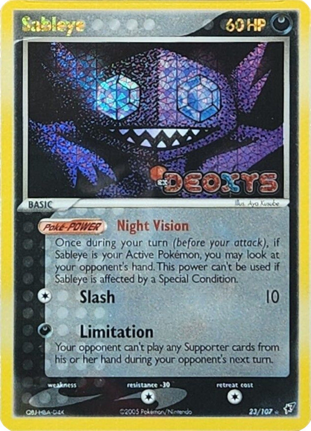 Sableye (23/107) (Stamped) [EX: Deoxys] | Gam3 Escape