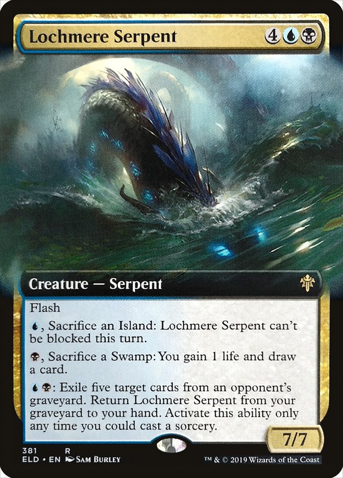 Lochmere Serpent (Extended Art) [Throne of Eldraine] | Gam3 Escape
