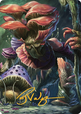 Myconid Spore Tender Art Card (Gold-Stamped Signature) [Commander Legends: Battle for Baldur's Gate Art Series] | Gam3 Escape