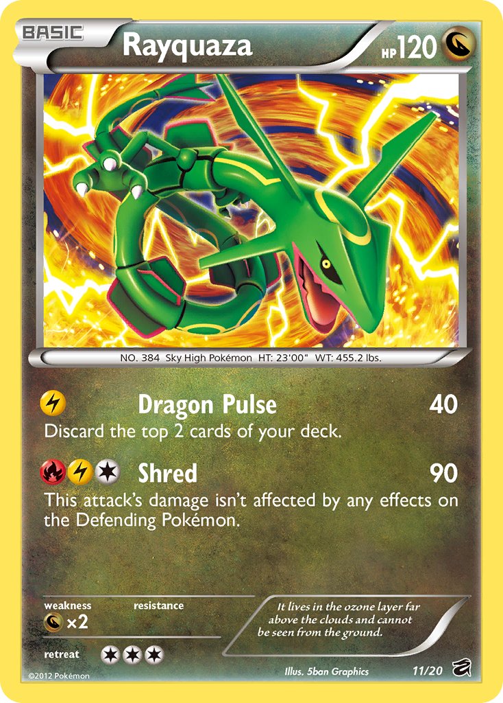 Rayquaza (11/20) (Blister Exclusive) [Black & White: Dragon Vault] | Gam3 Escape