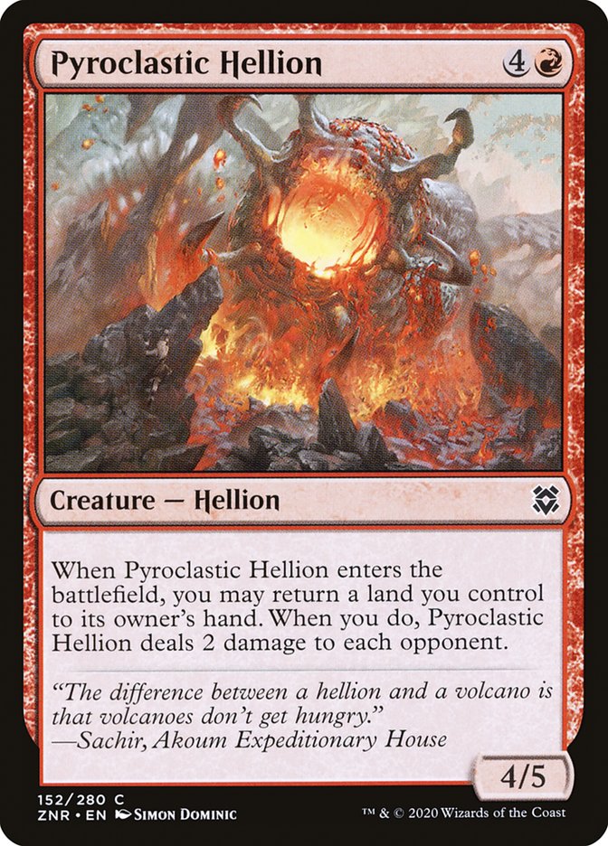 Pyroclastic Hellion [Zendikar Rising] | Gam3 Escape