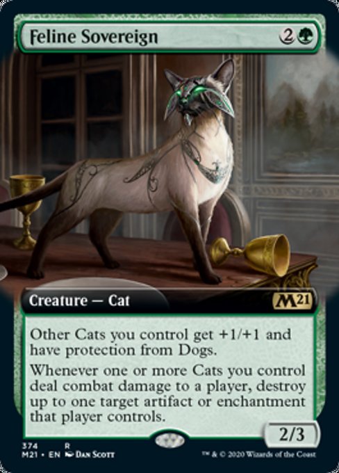 Feline Sovereign (Extended Art) [Core Set 2021] | Gam3 Escape