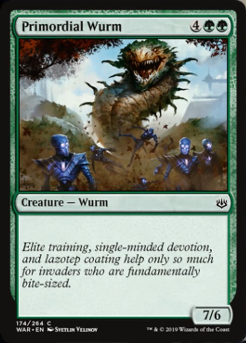 Primordial Wurm [War of the Spark] | Gam3 Escape