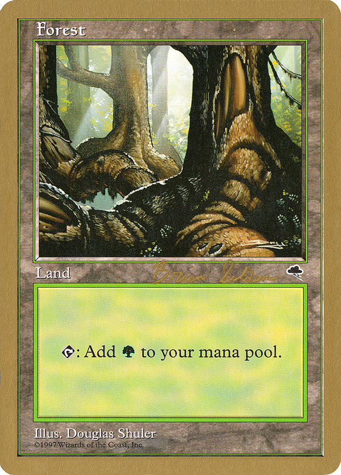 Forest (bs348) (Brian Selden) [World Championship Decks 1998] | Gam3 Escape