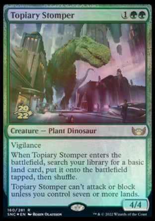 Topiary Stomper [Streets of New Capenna Prerelease Promos] | Gam3 Escape