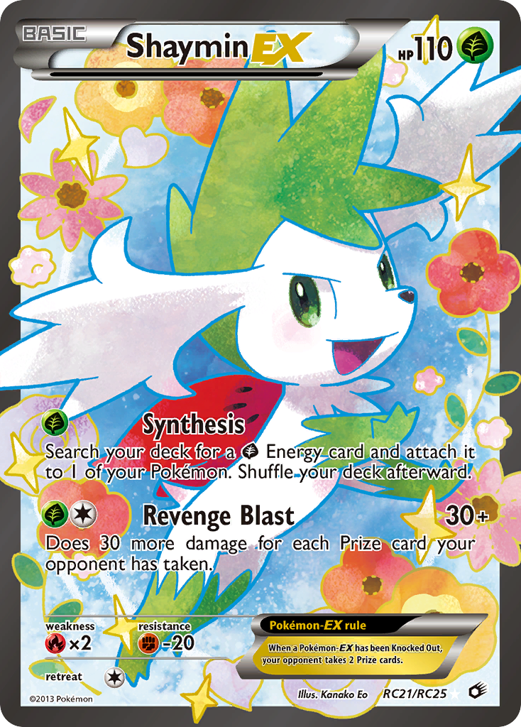 Shaymin EX (RC21/RC25) [Black & White: Legendary Treasures] | Gam3 Escape