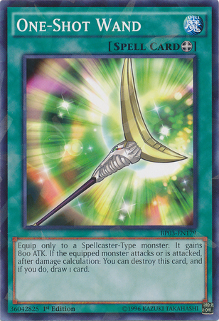 One-Shot Wand (Shatterfoil) [BP03-EN179] Common | Gam3 Escape