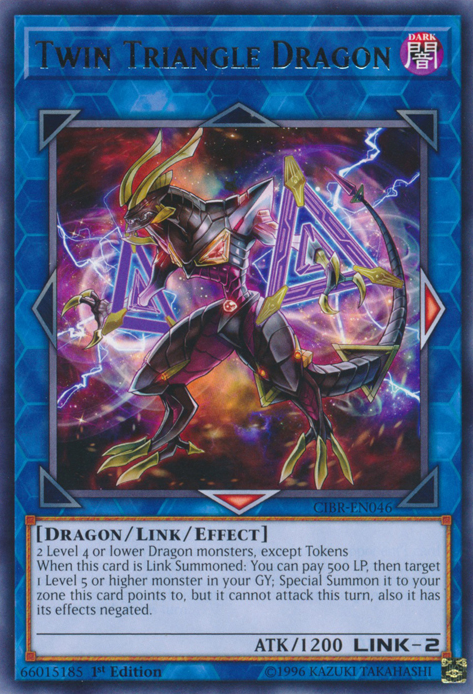 Twin Triangle Dragon [CIBR-EN046] Rare | Gam3 Escape