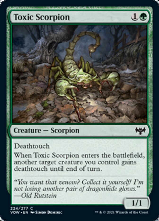 Toxic Scorpion [Innistrad: Crimson Vow] | Gam3 Escape