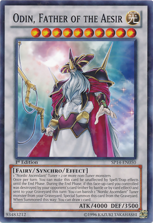 Odin, Father of the Aesir [SP14-EN050] Starfoil Rare | Gam3 Escape