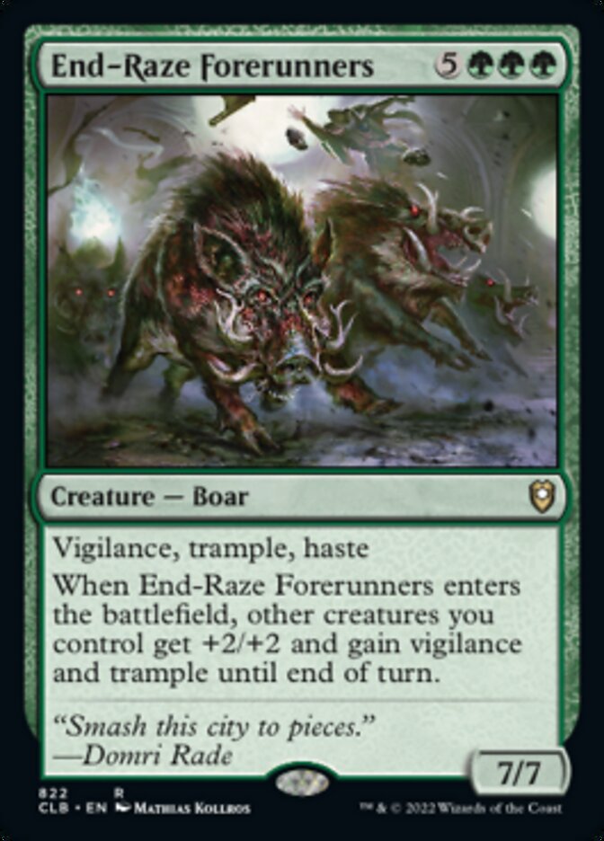 End-Raze Forerunners [Commander Legends: Battle for Baldur's Gate] | Gam3 Escape