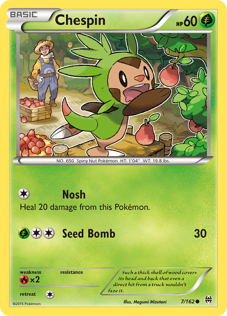 Chespin (7/162) [XY: BREAKthrough] | Gam3 Escape