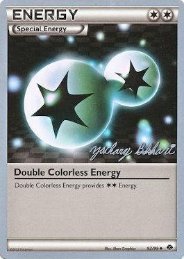 Double Colorless Energy (92/99) (CMT - Zachary Bokhari) [World Championships 2012] | Gam3 Escape