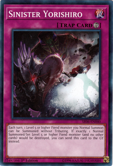 Sinister Yorishiro [SR06-EN040] Common | Gam3 Escape