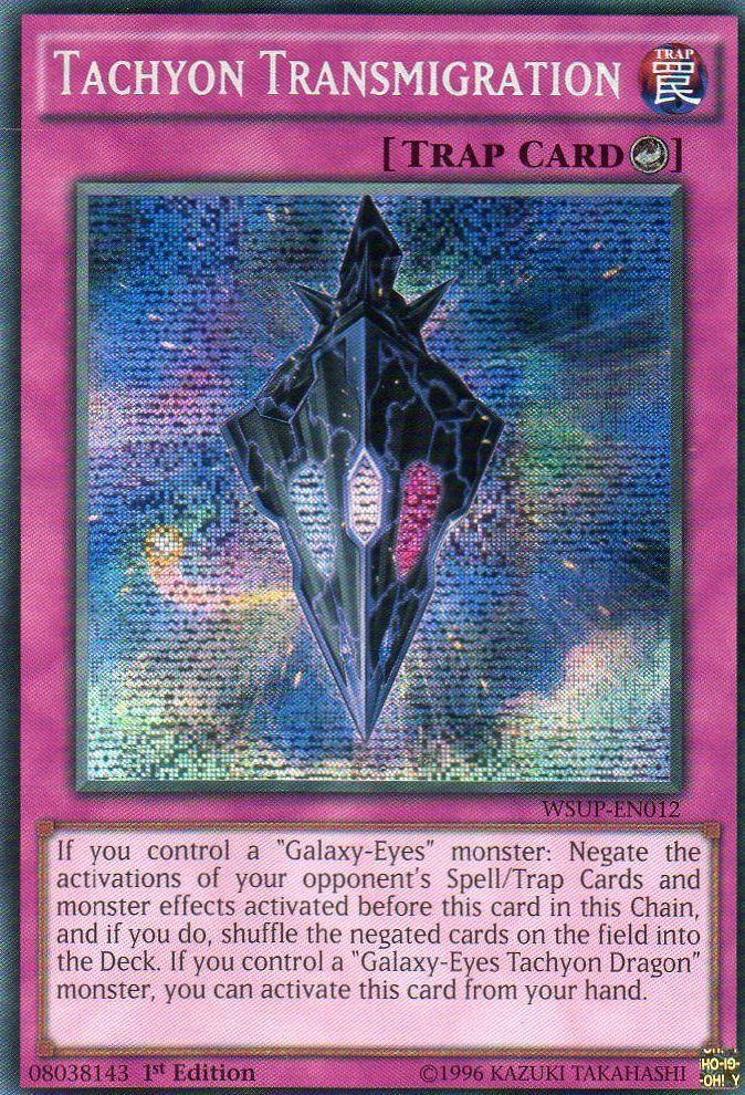 Tachyon Transmigration [WSUP-EN012] Prismatic Secret Rare | Gam3 Escape