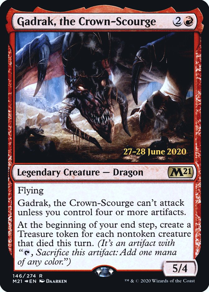 Gadrak, the Crown-Scourge  [Core Set 2021 Prerelease Promos] | Gam3 Escape