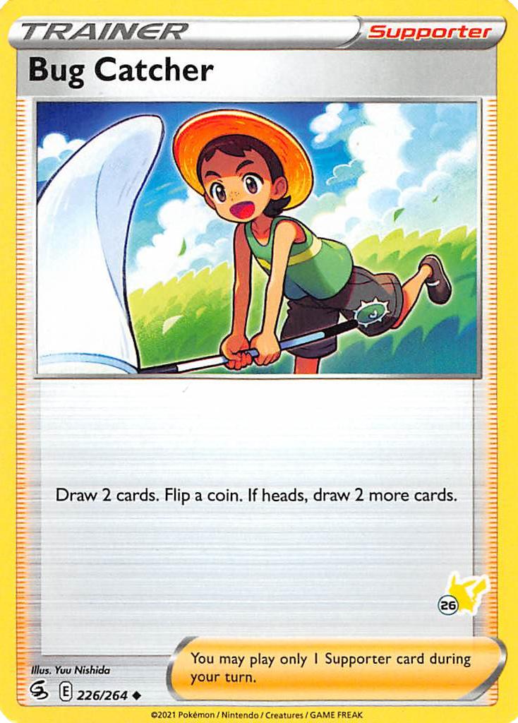 Bug Catcher (226/264) (Pikachu Stamp #26) [Battle Academy 2022] | Gam3 Escape