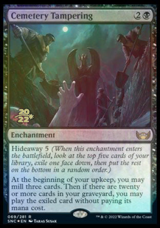 Cemetery Tampering [Streets of New Capenna Prerelease Promos] | Gam3 Escape
