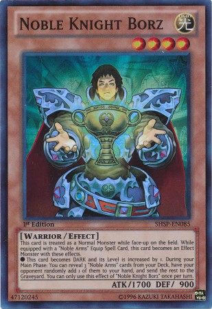 Noble Knight Borz [SHSP-EN085] Super Rare | Gam3 Escape