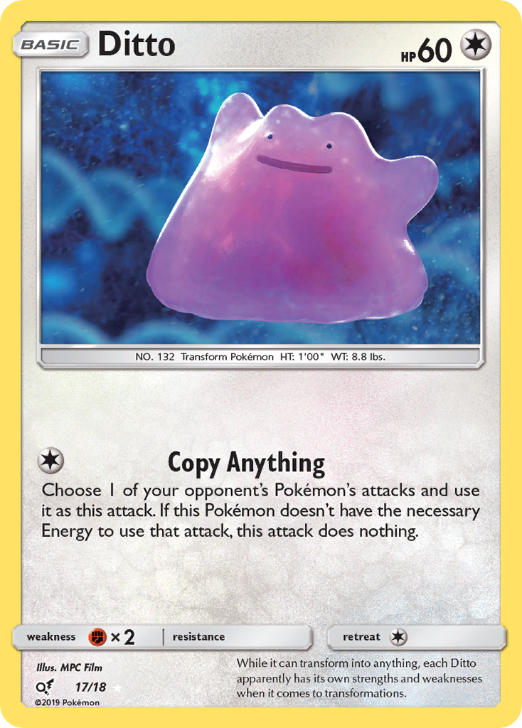 Ditto (17/18) [Sun & Moon: Detective Pikachu] | Gam3 Escape