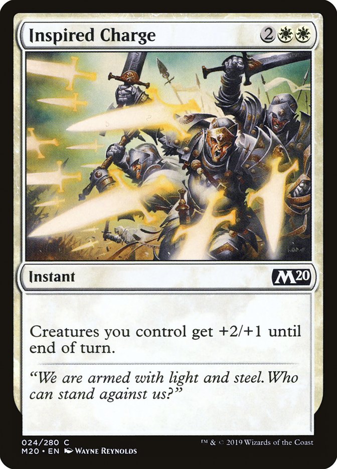 Inspired Charge [Core Set 2020] | Gam3 Escape