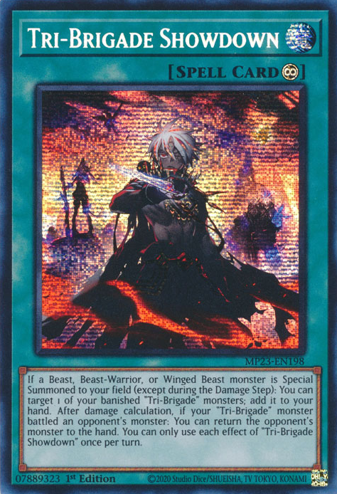 Tri-Brigade Showdown [MP23-EN198] Prismatic Secret Rare | Gam3 Escape