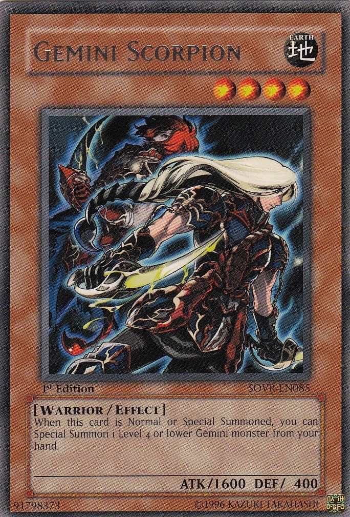 Gemini Scorpion [SOVR-EN085] Rare | Gam3 Escape