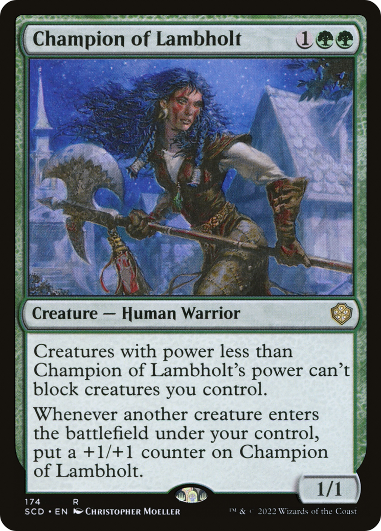 Champion of Lambholt [Starter Commander Decks] | Gam3 Escape